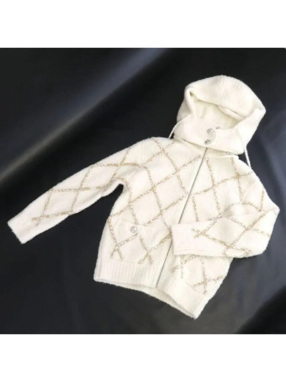 Chanel Knit Jacket Ivory